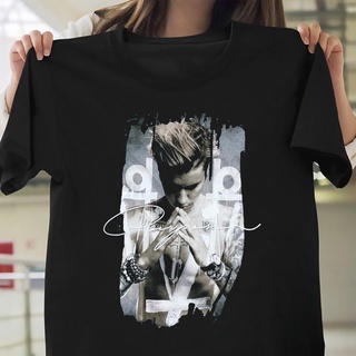 เสื้อยืดโอเวอร์ไซส์สเปรย์จัสตินบีเบอร์ Justin Bieber พิมพ์ลายกราฟฟิคสไตล์ฮิปฮอปฮิปฮอปS-3XL