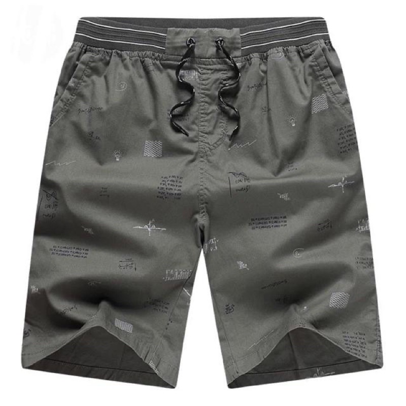 (L - 4XL) หลายลาย หลายสี  กางเกงขาสั้นลำลอง แฟชั่นผู้ชายพิมพ์ลาย