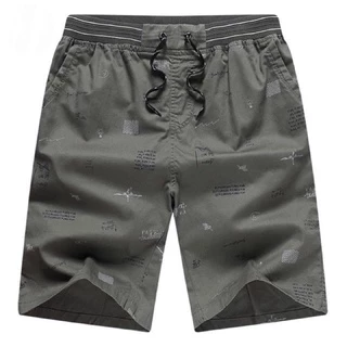 (L - 4XL) หลายลาย หลายสี กางเกงขาสั้นลำลอง แฟชั่นผู้ชายพิมพ์ลาย