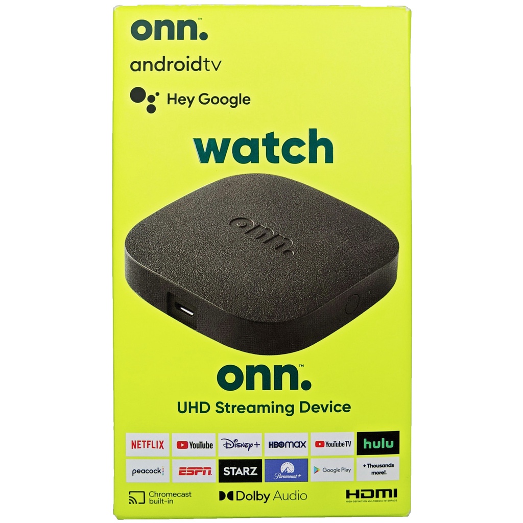 Onn Android TV UHD 4K with Chromecast and Google Assistant built-in ...