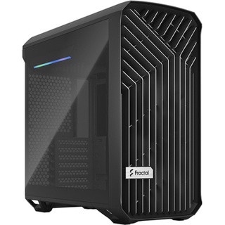 Fractal Design Torrent Compact Case fits E-ATX with Tempered Glass Dark Tint Black (FD-C-TOR1C-01)