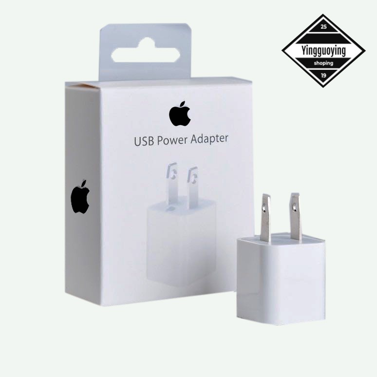 ❀หัวชาร์จไอโฟน iPhone Power Adapter(5W) ใช้ได้กับ iPad mini/2/3/iPhone 5/ 5S/ 6/ 6P /7/ 7+/ 8/ 8+/X,