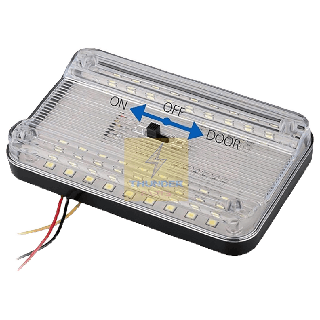 1ชิ้น LED 12V ไฟเพดานรถยนต์ (11CM) ไฟในเก๋ง ไฟหลังคาในรถ ไฟอ่านหนังสือในรถ ไฟสีขาว (Domelight11c)