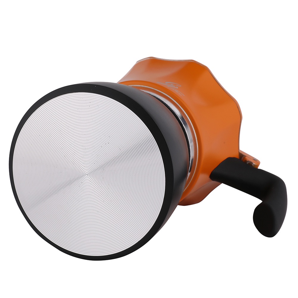 3/6Cup Moka Pot กาต้มกาแฟสดพกพา หม้อต้มกาแฟ ทรงแปดเหลี่ยม (ด้ามจับเป็นพลาสติกลายไม้)  150/300ML