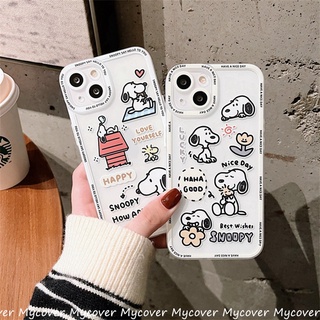 เคสโทรศัพท์มือถือ ซิลิโคน กันกระแทก ลายการ์ตูนสุนัขน่ารัก สําหรับ iPhone 14 13 12 11 Pro Max X Xr Xs 8 7 6 Plus SE 2020