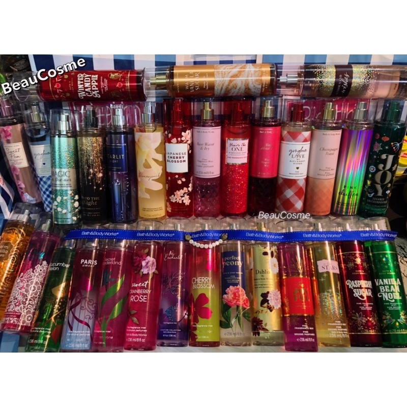 Bath&Bodyworks 🧡 BodyMish​ บอดี้สเปรย์​(236ml) มีสินค้าทั้งจากชอปไทยและชอปอเมริกาพร้อมส่ง