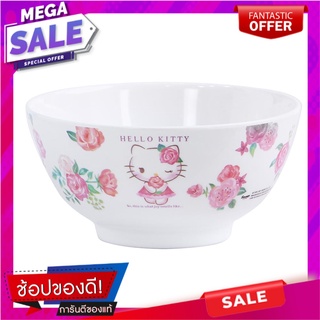 ชามเมลามีน H 6" SUPERWARE KITTY ROSE GARDEN อุปกรณ์ใส่อาหาร MELAMINE BOWL 6" SUPERWARE KITTY ROSE GARDEN