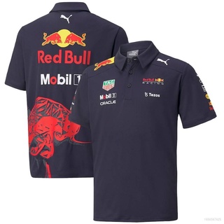 Ace F1 เสื้อยืดโปโล แขนสั้น ลาย Red Bull Racing 2022 พลัสไซซ์ สําหรับผู้ชาย และผู้หญิง