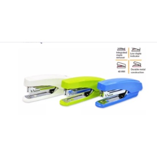 เครื่องเย็บกระดาษ เบอร์10 Stapler #10 เย็บได้มากถึง 15 แผ่น สุ่มสี ยี่ห้อ Deli 0238