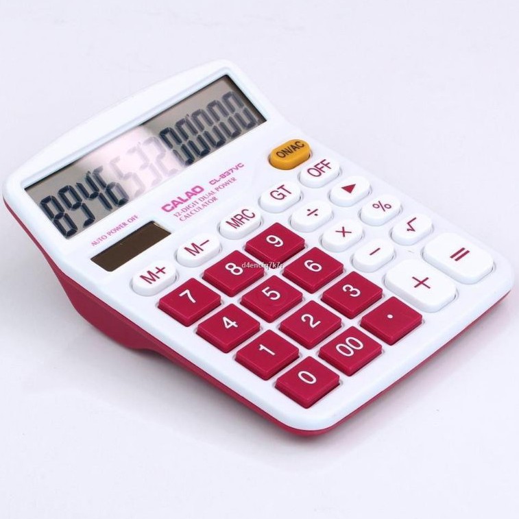 เครี่องคิดเลข CALAO 12หลัก รุ่นCL-837VC ขนาด 14 x 12 x 1.5 ซม