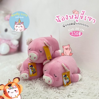 ReallyCute (พร้อมส่ง) ตุ๊กตาหมูขี้เซา (YY)