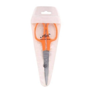 กรรไกรเอลเฟ่น Elfen สีส้ม  No.1406  ขนาด 6 นิ้ว (อัน)