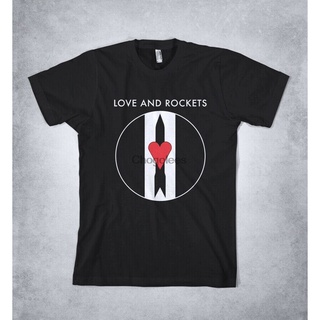 เสื้อยืด พิมพ์ลายจรวด Love And Rockets Bauhaus เหมาะกับของขวัญวันพ่อ สไตล์พังก์สามารถปรับแต่งได้