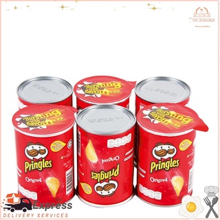 พริงเกิลส์ มันฝรั่ง รสดั้งเดิม 42 กรัม. แพ็คละ 6 กระป๋อง.Pringles Potatoes Original flavor 42 g. 6 cans per pack.