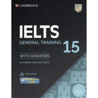 DKTODAY หนังสือ CAMBRIDGE IELTS 15 GENERAL:SB+ANS+AUDIO DOWNLOAD CODE