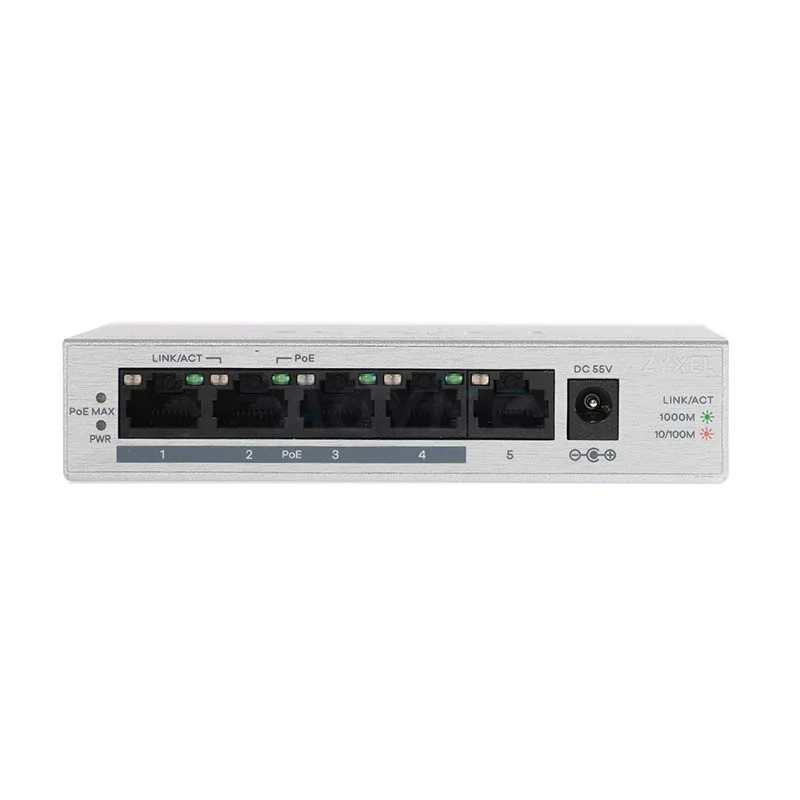 Zyxel GS1005HP 5-Port GbE Unmanaged PoE Switch (GS1005HP)  (By Shopee SuperTStore)