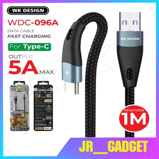 WK WDC-096 (Black) Cable 1M สายชาร์จ สายชาร์จไทป์ซี Type C 5A Elephant ของแท้100% jr)gadget