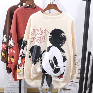 เสื้อกันหนาว เสื้อแขนยาว สกรีน Mickey