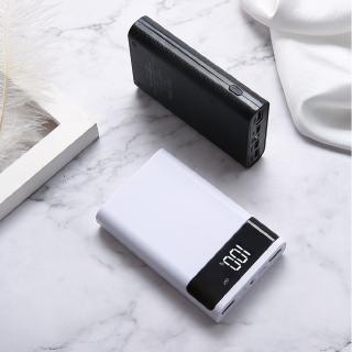 พาวเวอร์แบงก์ ช่องเสียบไมโคร USB ประเภท C ช่อง USB คู่ ความจุ 15000mAh 4*18650 สำหรับสมาร์ตโฟน