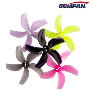 [ใบพัดโดรน 2.5นิ้ว] Gemfan D63 2530-5 Ducted Durable 5 Blade Prop ใบพัดโดรน ขนาด 2.5" 5เบลด แกน 1.5mm 1ถุงมี 8ใบ (คละสี)