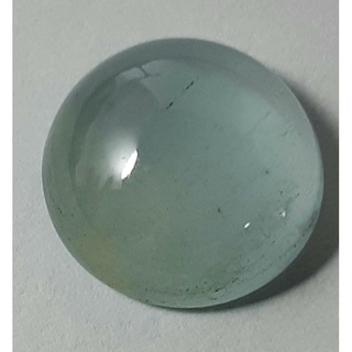 6.75ct Natural Aquamarine Round cabochon Loose gemstone For fine jewellery