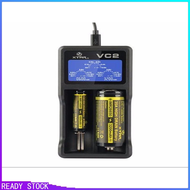 XTAR VC4 USB LCD Li-ion / NI-MH Battery Charger - Foto 11