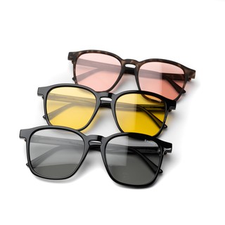 Enviszo แว่นกันแดดรุ่น Quatto เลนส์Auto ทรง Square Wayfarer กันUV100% Polarized พร้อมซองและผ้า