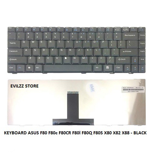 คีย์บอร์ด KEYBORD KEYBOD KEIBOARD KIBORD KIBOT KEYPAD ASUS F80 F80c F80CR F80l F80Q F80S X80 X82 X88