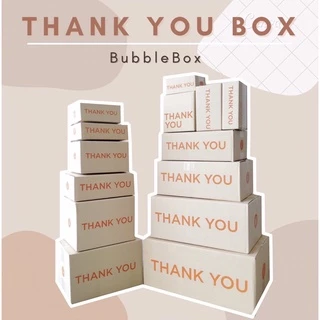 กล่องพัสดุ กล่องไปรณีย์ thankyou (แพ็ค20ใบ) 🔥พร้อมส่ง🔥 กล่องเบอร์ 00-0-0+4-A-AA-2A-B หนา กล่องน่ารัก กล่องฝาชน ถูกที่สุด