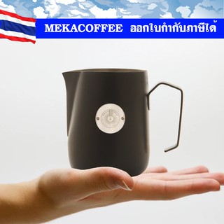 PESADO Pitcher Milk Jug 490 ml พิ​ช​เชอร์ ​ใส่นม ทำลาเต้ สี​ดำ​/ ขาว