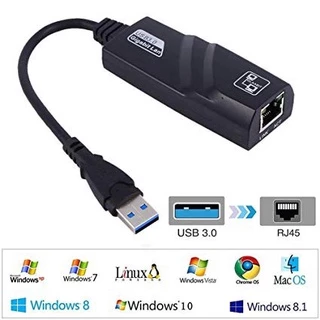 อะแดปเตอร์ Usb 3.0 To Rj45 กิกะบิต อีเธอร์เน็ต แลน สาย แปลง ใน ตัว ไดรเวอร์ For Pc