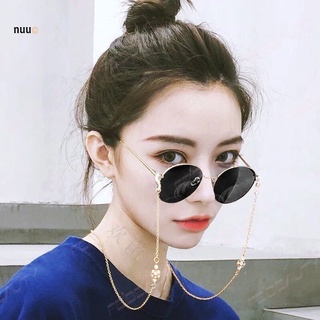 ไข่มุกดีไซน์พร้อมหน้ากากสร้อยคอสายคล้องหน้ากากวงเล็บไม่มีหูเชือกเส้นเล็กสองตะขอ สไตล์เกาหลี สายคล้องเเมส