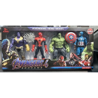 ซุปเปอร์​ฮีโร่ ​  หุ่นยนต์​ ของเล่น​​ราคาถูก  ฮีโร่​ อ​เวนเจอร์​ avenger​ เดอะฮัก สไปเดอร์เเมนทานอส กัปตัน