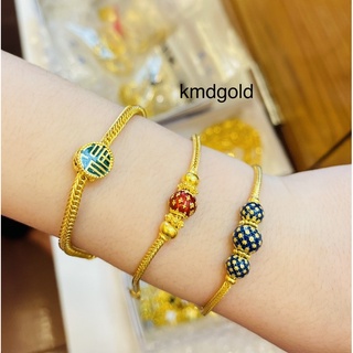 KMDGold สร้อยข้อมือทองแท้2สลึง ขายได้จำนำได้ พร้อมใบรับประกันสินค้า