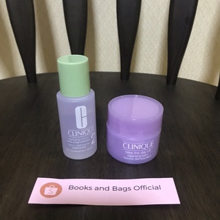 [Set 2 ชิ้น] Clinique take the day off Cleasing Balm + Clarifying Lotion Tonner 2 ขนาดเดินทาง