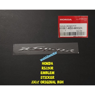 สติกเกอร์ตราสัญลักษณ์ HONDA RS150R RS150 86861-K56-MOOZA BSH