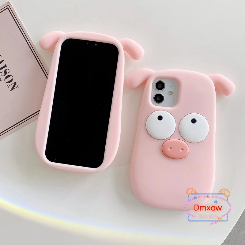 สําหรับ Vivo S15 Y52S Y31S Y72 Y52 IQOO Z3 หมูน่ารักซิลิโคนเคสโทรศัพท์เคสนิ่ม