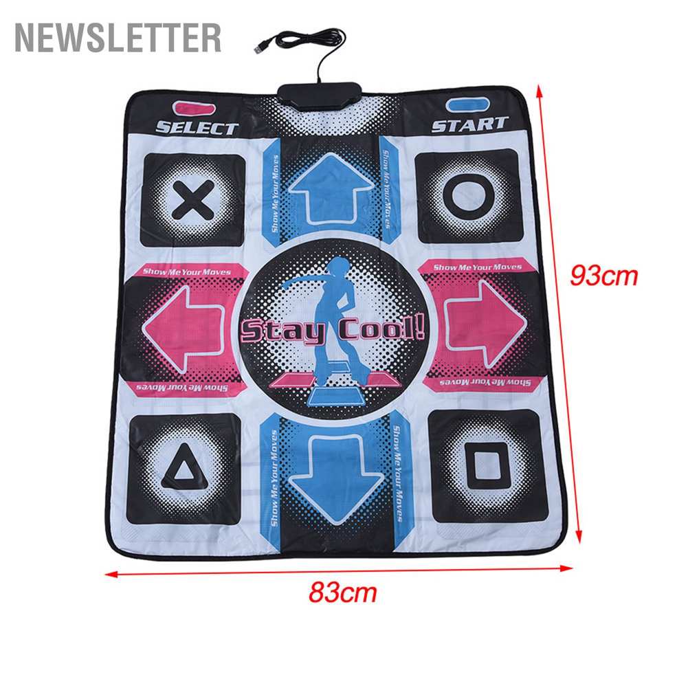 Non‑Slip Durable Wear‑resistant Dancing Step Dance Mat Pad Dancer Blanket with USB for PC