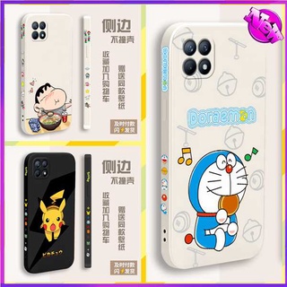 Redmi 9RedMi Note9T Mi 11 Mi11 Lite case POCO F3 case RedMi Note8Pro เคสโทรศัพท์ แบบนิ่ม ลายการ์ตูนโดราเอมอน - ชินจัง ปิกาจู