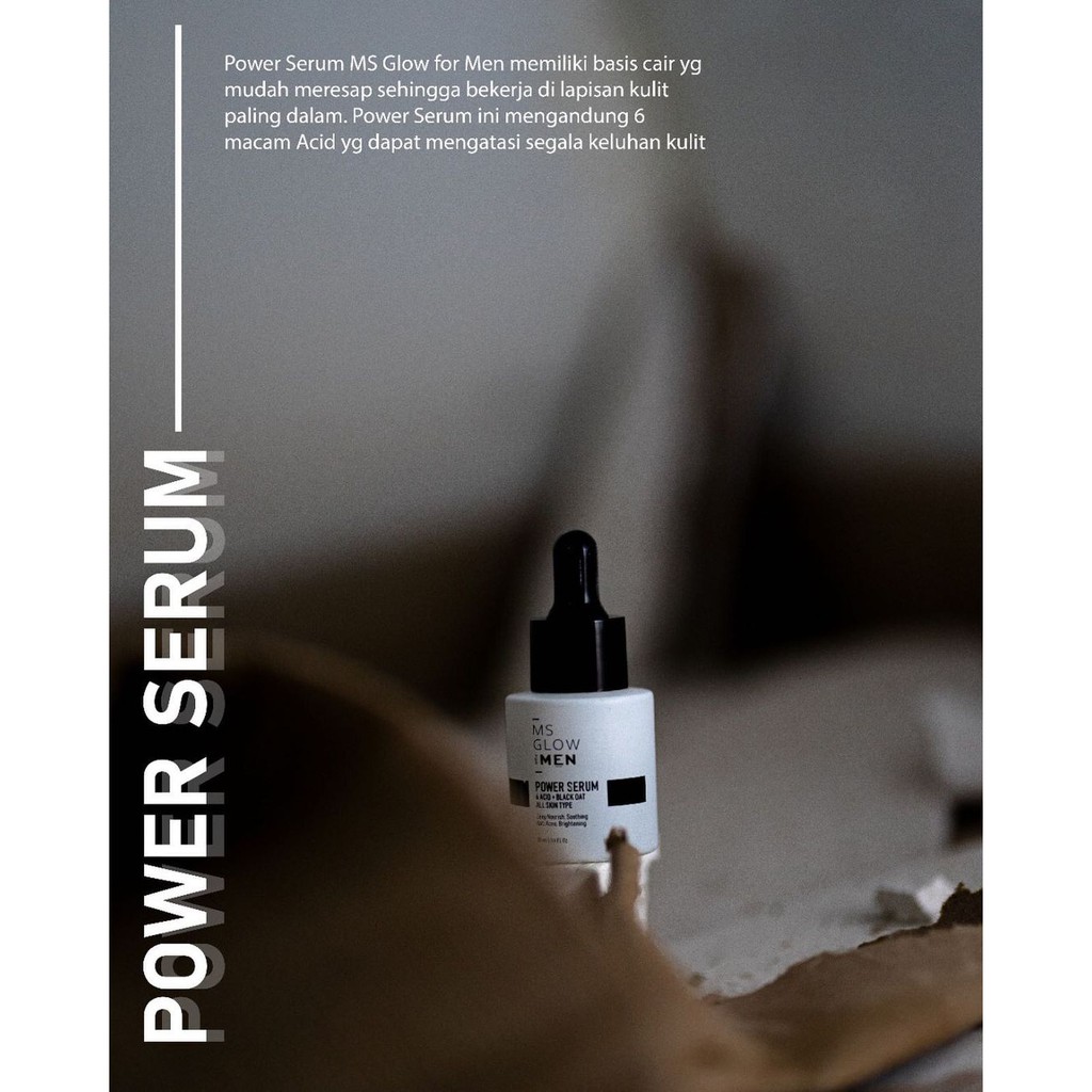 MS GLOW MEN SERUM***