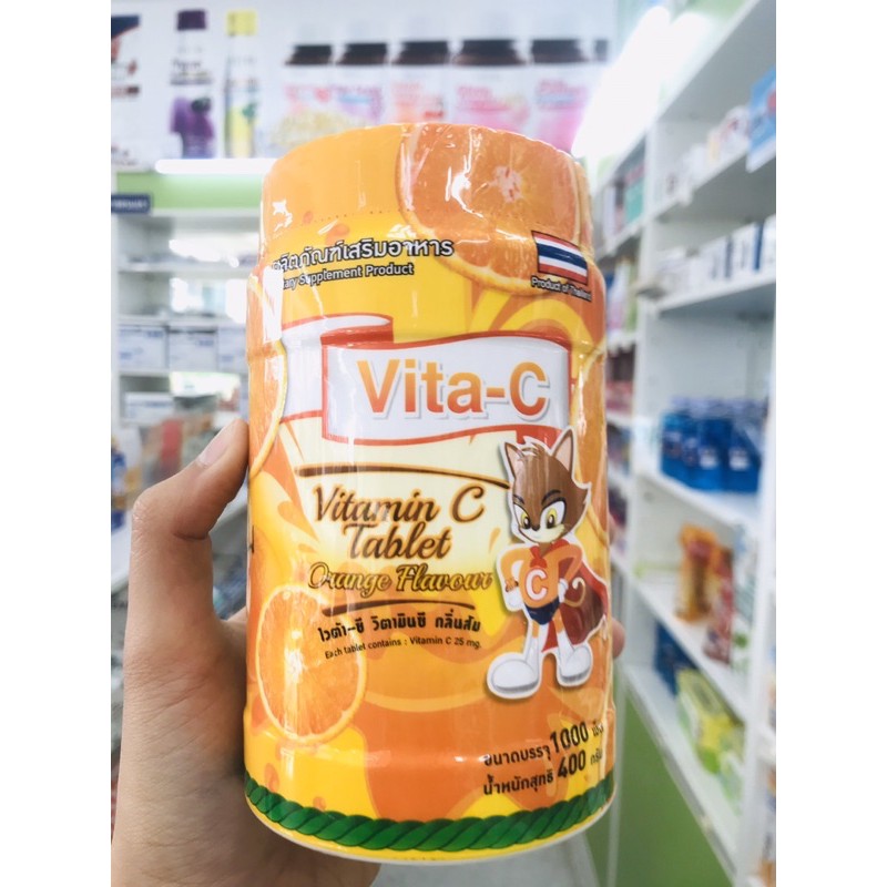 Vita-C vitamin C 1000เม็ด