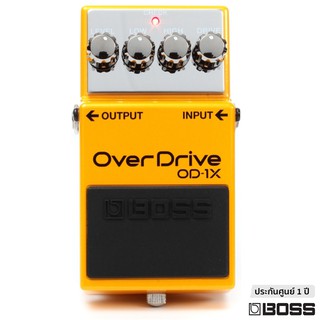 BOSS® OD-1X Overdrive เอฟเฟคกีตาร์ เสียงโอเวอร์ไดรฟ์ + แถมฟรีถ่านพร้อมใช้งาน ** Made in Japan / ประกันศูนย์ 1 ปี **