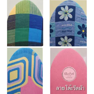 โต๊ะรีดผ้านั่งรีด โต๊ะนั่งรีดใหญ่ ขาหนีบ ประหยัดพื้นที่ผ้าลายสีสันสวบงาม👉 สินค้าพร้อมส่ง kp99