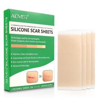 ALIVER Scar Sheets Medical Silicone Gel Strips Patch Scar Away Treatment Sheet Tape Repair