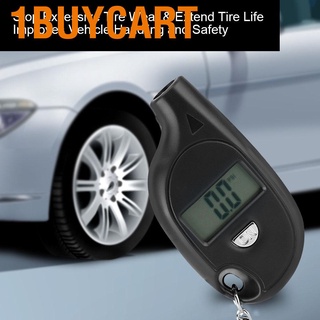 Air Digital Tyre Pressure With Gauge Tire 5-150PSI Tester LCD Keychain Mini