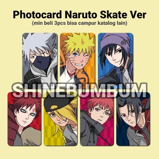 โฟโต้การ์ด รูปการ์ตูนอนิเมะ Naruto Skate Ver (2 ด้าน)