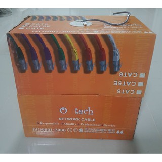 Lan Cable 305M Cat5 Indoor (ภายใน) ยี่ห้อ O-Tech สายไฟ ลวดทองแดง ซื้อ 1 แถม 1 !!!