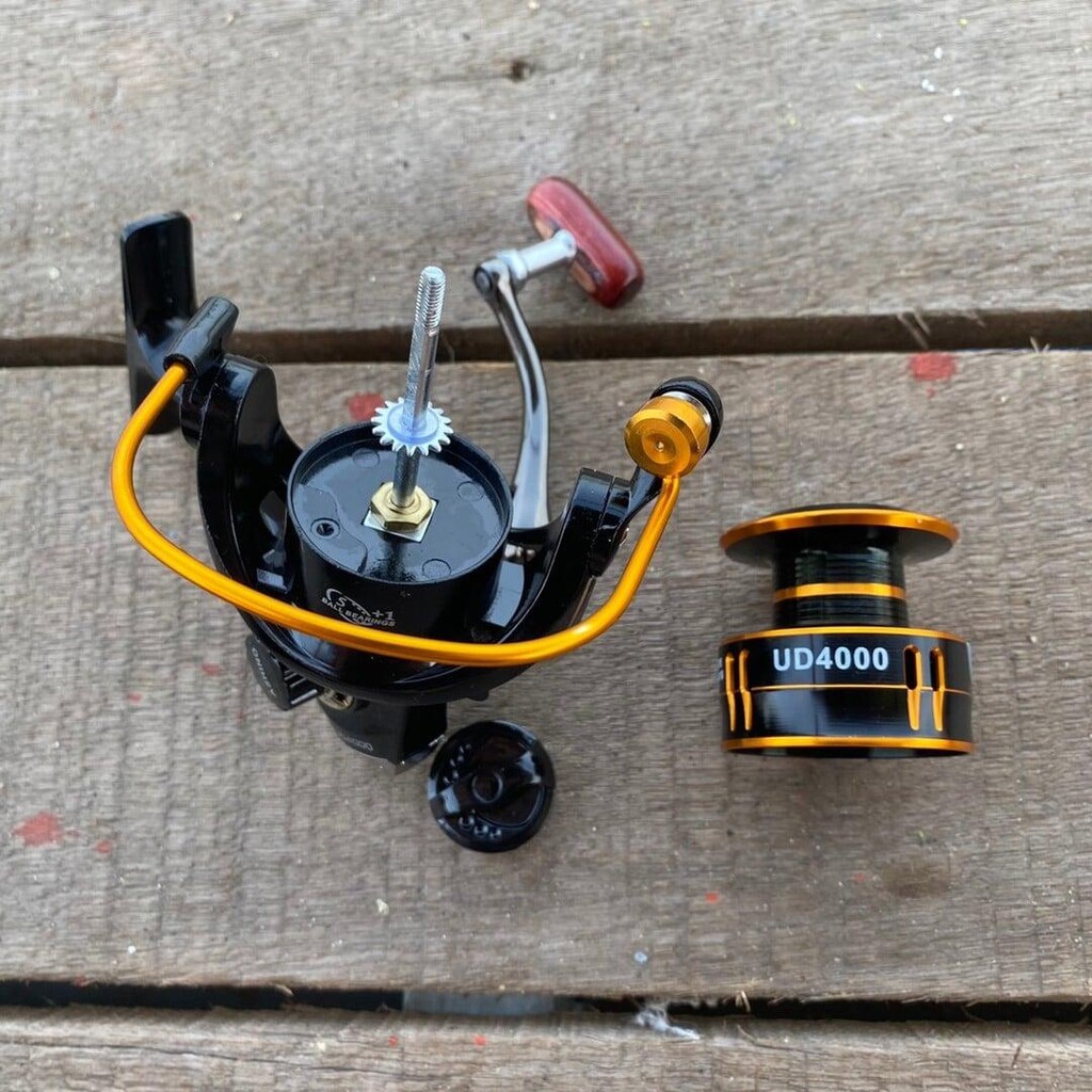 [ เหลือ 330.- ใส่โค้ด SEPDRE2 ]อชิโน UD เบอร์ 4000  วัสดุทำจากอลูมิเนียม  5+1 ตลับ เสียงดังกังวาน