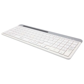 Anitech Dual Functions Keyboard PA505-WH.   คีย์บอร์ดดูอัลฟังก์ชั่น (สีสไตล์ 2 โทน)  – เชื่อมต่อด้วยระบบไวเลส 2.4G และบล