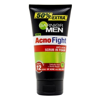 การ์นิเย่ เมน แอคโนไฟท์ โฟม 150 มล. GARNIER MEN ACNOFIGHT SCRUB FOAM 150 ml.